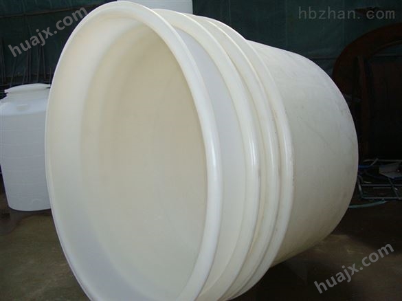 600L水产养殖用塑料圆桶 广口式一次成型螃蟹养殖圆桶