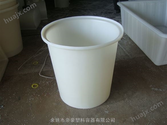 全国代销500L化工塑胶圆桶 防腐蚀咸鸭蛋腌制桶 叉车豆芽桶