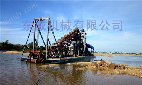 广州采沙系列链斗式挖沙船哪里买找东威定制